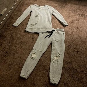 Cutout Sweatsuit